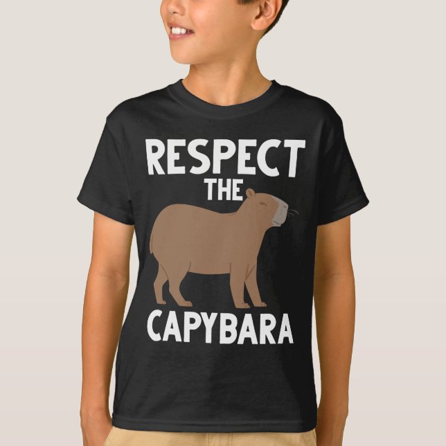 Camiseta Cute Capybara Lover Conciencia Animal (Anverso)