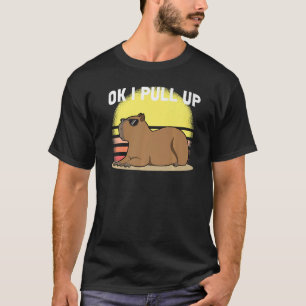 Camiseta Cute Capybara Ok, Tiro El Meme De Capibara