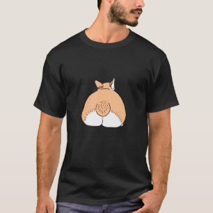 Camiseta Cute Cardigan Pembroke Welsh Corgi Butt Perro Cach