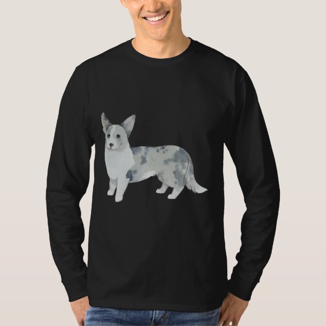 Camiseta Cute Cardigan Welsh Corgi Puppy Para Perro (Anverso)
