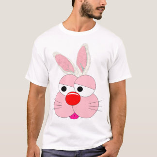 Camiseta Cute Cartoon Bunny Graphic Tee - Salta a la Acción