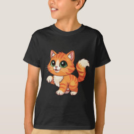 Camiseta Cute Cartoon Cat Kids' T-Shirt