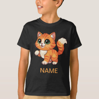 Camiseta Cute Cartoon Cat Kids' T-Shirt