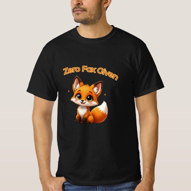 Camiseta Cute Cartoon Fox – Adorable Kawaii Style (Anverso)