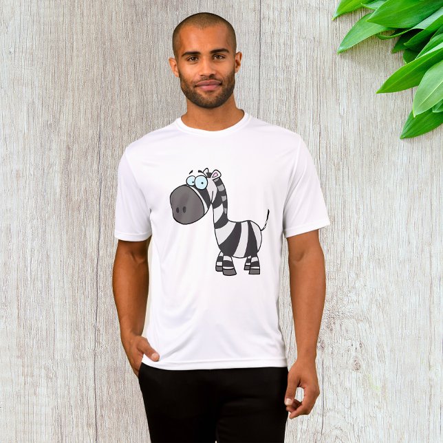 Camiseta Cute Cartoon Zebra Funny Animal Character (Subido por el creador)