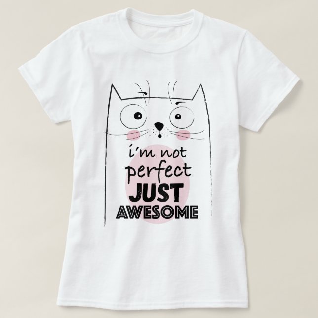 Camiseta Cute Cat (Diseño del anverso)