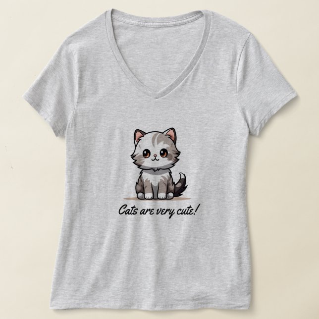 Camiseta Cute Cat (Distribución )
