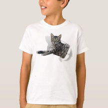 Cute Cat 3D Ilusión divertida gráfica popular