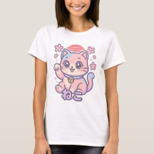 Camiseta Cute Cat | Calle japonesa Kawaii Top