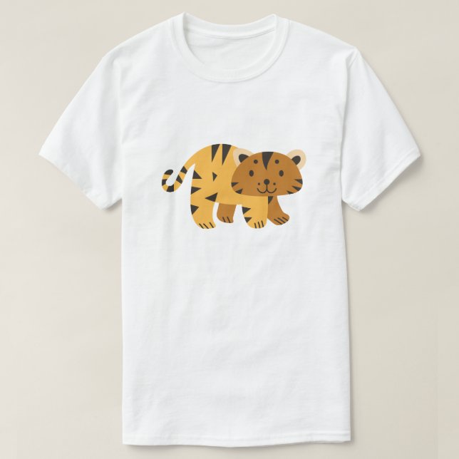 Camiseta Cute cat character  (Diseño del anverso)