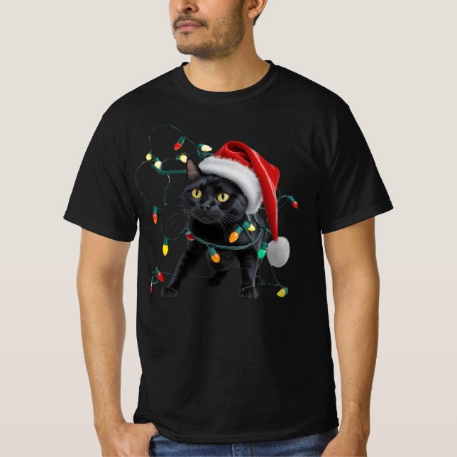 Camiseta Cute Cat Christmas (Anverso)