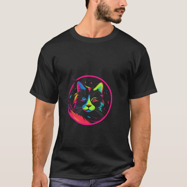 Camiseta cute cat design  (Anverso)
