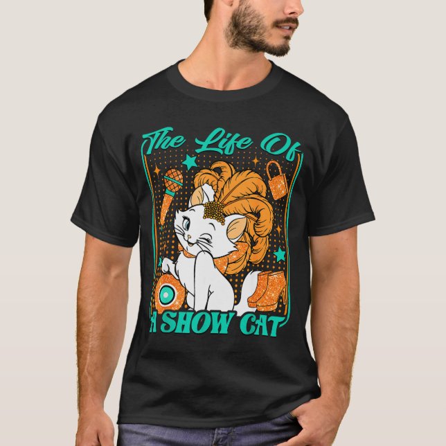 Camiseta Cute Cat Era Life Of Showcat Cat Lover Country Mus (Anverso)