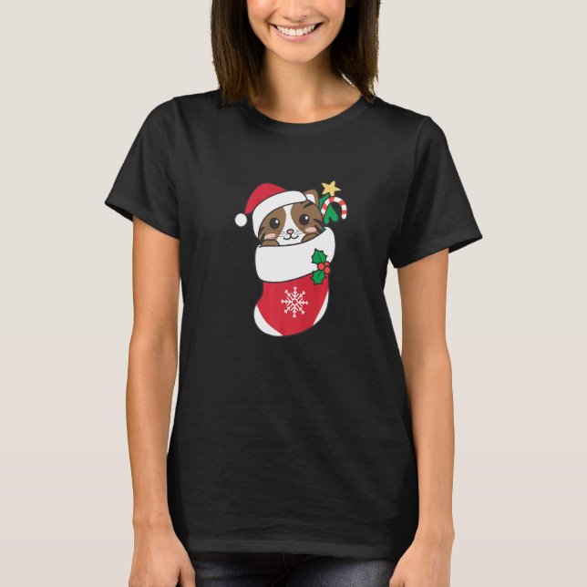Camiseta Cute Cat For Christmas Cat  7 (Anverso)