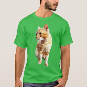 Camiseta Cute Cat Gift for kitten lovers Colorful Art Kitty