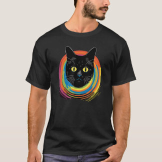 Camiseta cute Cat in Front of Rainbow cats catowner 20