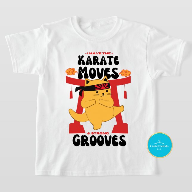 Camiseta Cute Cat | Karate se mueve divertido (Subido por el creador)