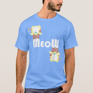 Camiseta Cute Cat Meow Kitty Kitten