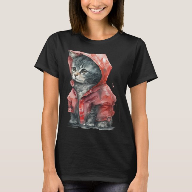 Camiseta Cute Cat Motifs Cat (Anverso)