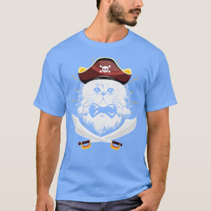 Camiseta Cute Cat Pirate Gift Boys
