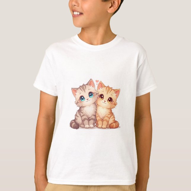 Camiseta Cute Cat T-Shirt (Anverso)