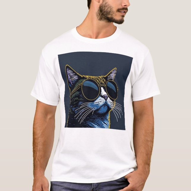 Camiseta Cute Cat T-Shirt (Anverso)