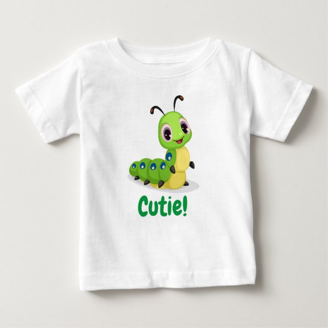 Camiseta Cute Caterpillar Baby (Anverso)