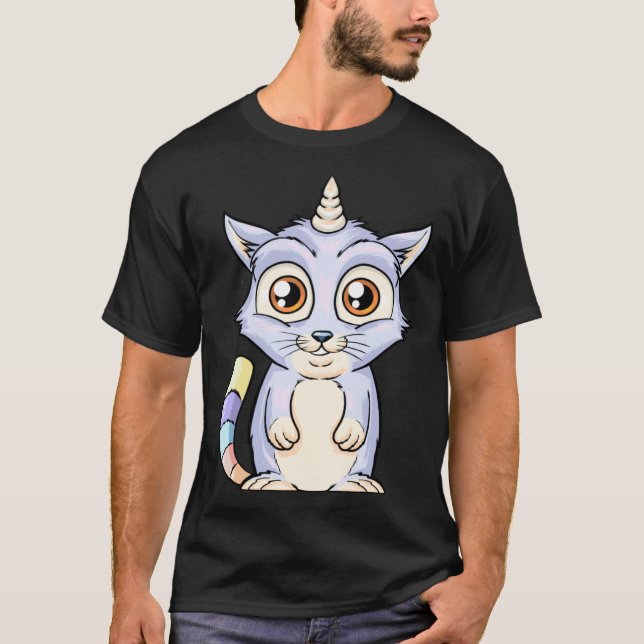 Camiseta Cute Caticorn (Anverso)