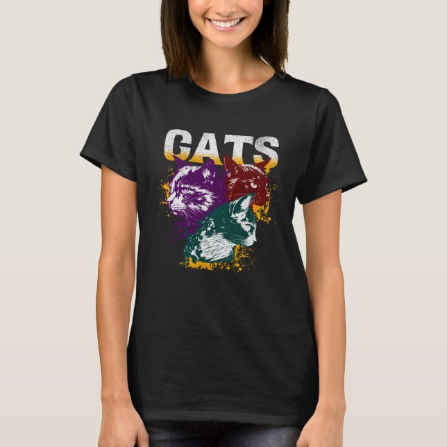 Camiseta Cute Cats Cat  Cat Owner Kitten  Men Women Kids (Anverso)