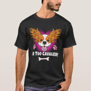 Camiseta Cute Cavalier King Charles Spaniel Perro Cómico