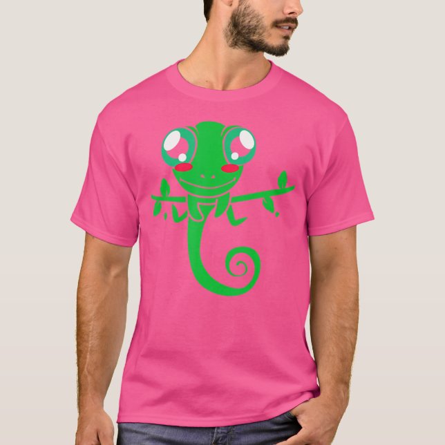 Camiseta Cute Chameleon (Anverso)