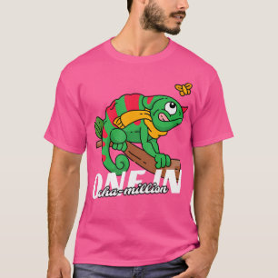 Camiseta Cute Chameleon Uno En Cha Million Reptile Lizard L