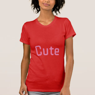 Camiseta Cute Charm Crimson Canvas Slim Fit-Tee Mujeres Sua