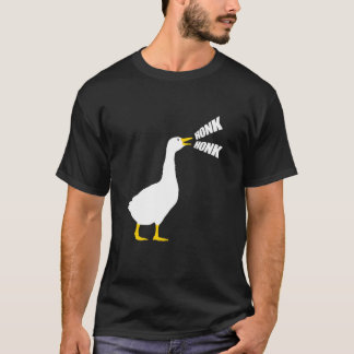 Camiseta Cute Cheeky Honk Loud Quack Annoying Goose Croak D