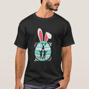 Camiseta Cute Cheerled Easter Eggs Bunny Costume Easte