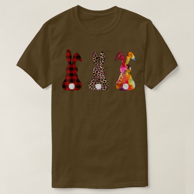 Camiseta Cute Cheetah Leopardo Red Buffalo Aplastado Conejo (Diseño del anverso)