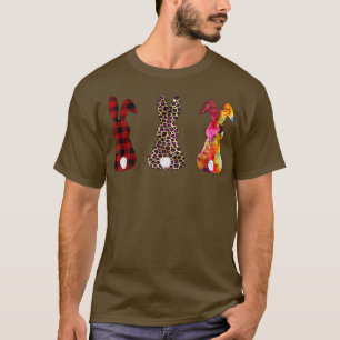 Camiseta Cute Cheetah Leopardo Red Buffalo Aplastado Conejo