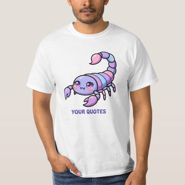 Camiseta Cute Chibi Escorpio Zodiaco (Anverso)