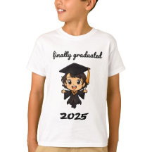 Cute Chibi Graduation 2025 T-Shirt - Finalmente Gr