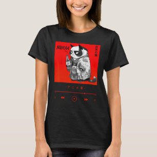 Camiseta Cute Chibi Neko en elegante robo japonés de Kimono