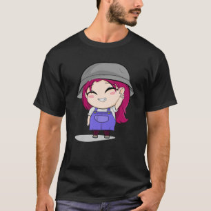 Camiseta Cute Chibi Style Kawaii Anime Chica