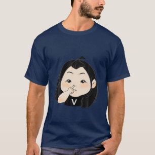 Camiseta Cute Chibi Style Kawaii Anime Chica