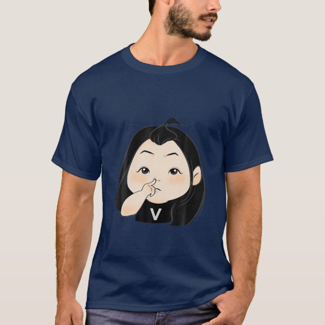 Camiseta Cute Chibi Style Kawaii Anime Chica (Anverso)