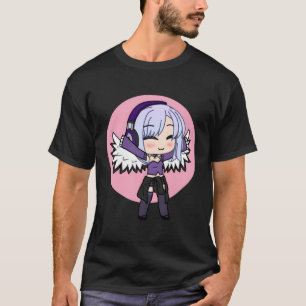 Camiseta Cute Chibi Style Kawaii Anime Chica Con Alas