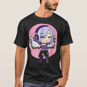 Camiseta Cute Chibi Style Kawaii Anime Chica Con Alas