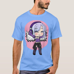 Camiseta Cute Chibi Style Kawaii Anime Chica Con Alas