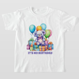 Camiseta Cute chica Teddy Oso Fiesta de cumpleaños