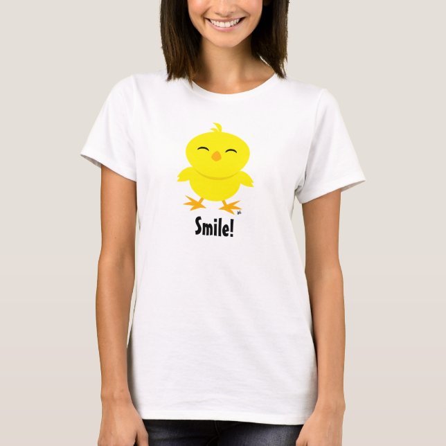 Camiseta Cute Chick Smile (Anverso)