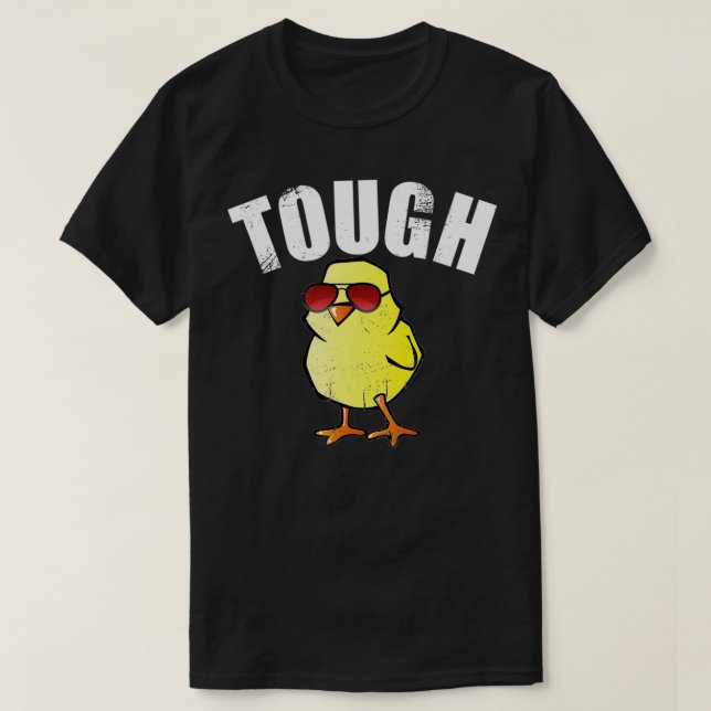 Camiseta Cute Chick TOUGH CHICK  Baby Chick Feminist Empowe (Diseño del anverso)