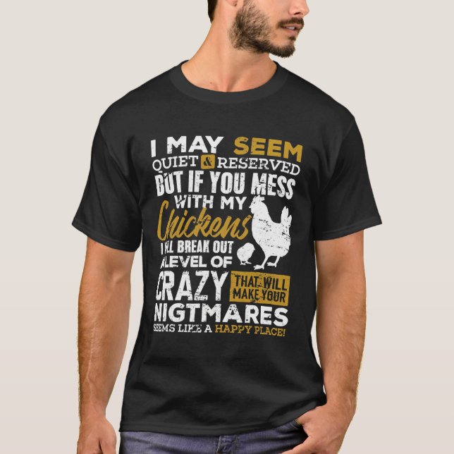 Camiseta Cute Chicken Lover Farmer   (Anverso)